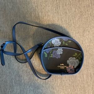 Floral coach crossbody